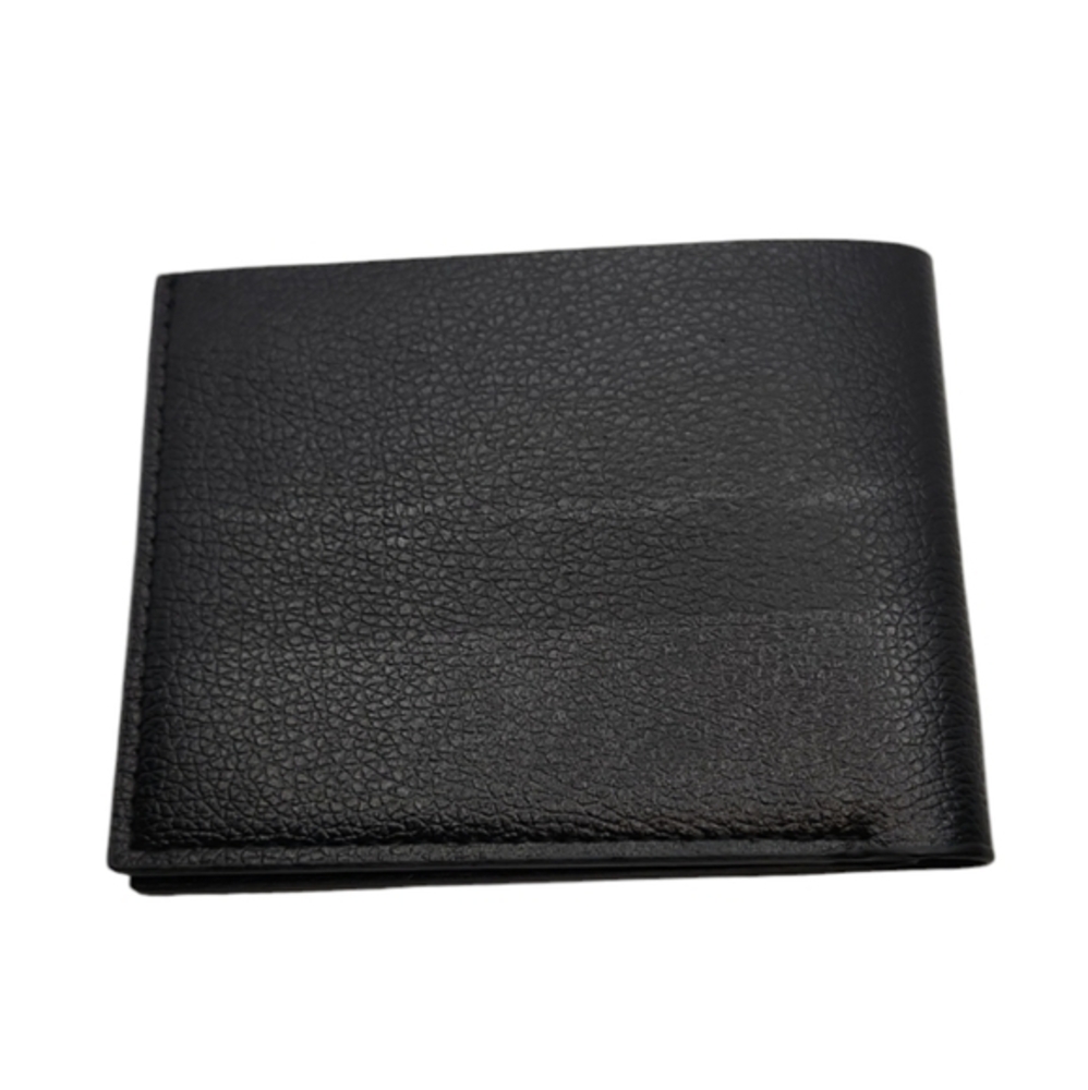 Short Mens Wallet Cowhide leather Embossed - Picture 2 of 4